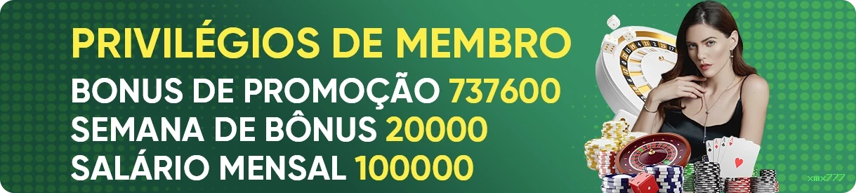 Programa VIP xmx777 - benefícios exclusivos